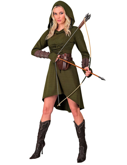 Women's green medieval gothic dress