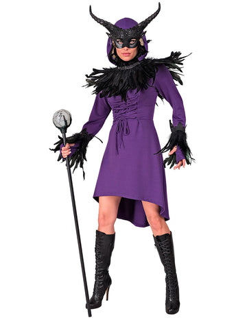 Női lila középkori gótikus ruha