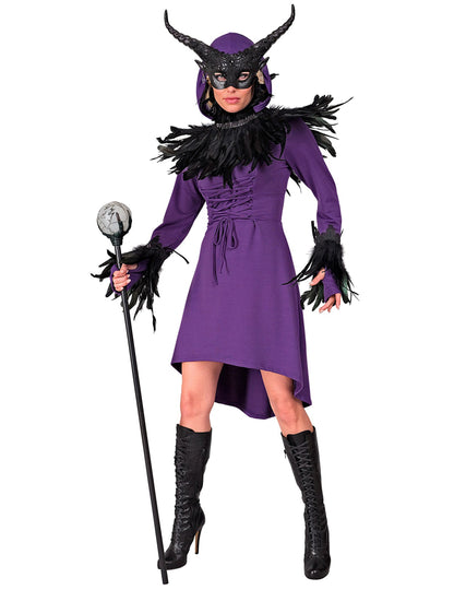 Női lila középkori gótikus ruha