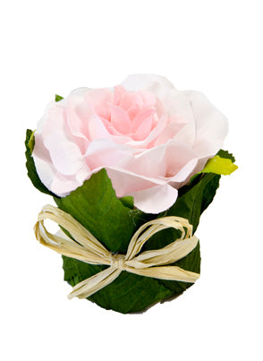 Rózsa lombcserépben 8 x 6 cm, rusztikus dekoráció