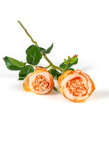 Roses artificielles de mariage pour bouquet pêche sur tige