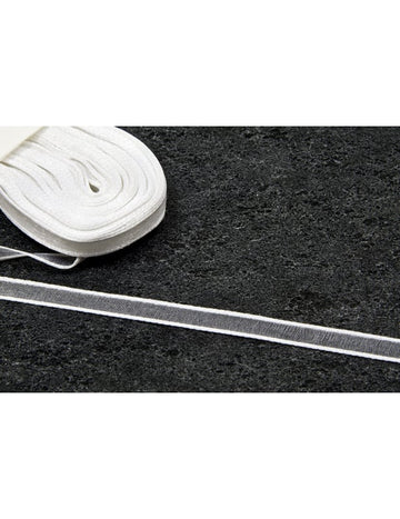 Finom organza fehér szalag 10 m