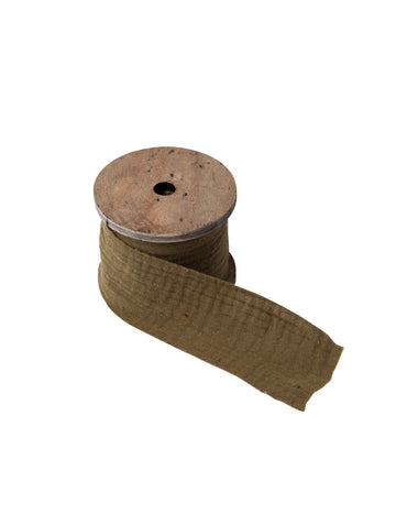 Khaki pamut gézszalag 4.5 cm x 3 m bohém dekoráció