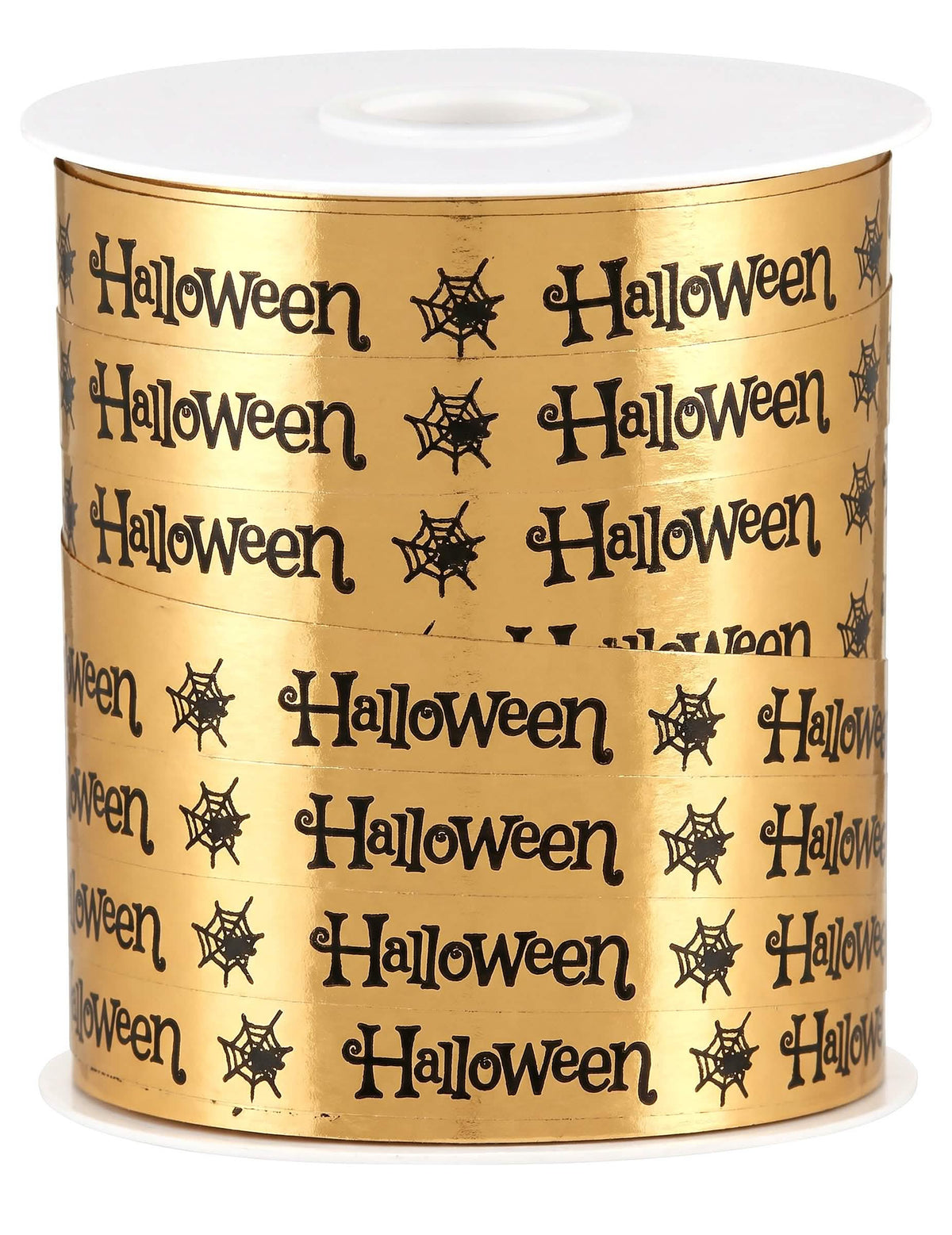 Halloween szalag arany 10 mm x 25 m