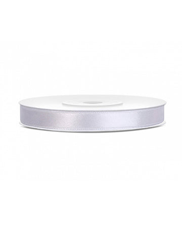 Fehér szatén szalag 0,6 cm x 25 m