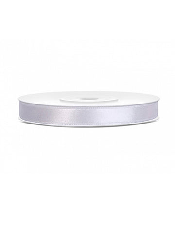 Fehér szatén szalag 0,6 cm x 25 m