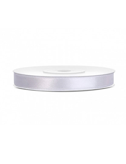 Fehér szatén szalag 0,6 cm x 25 m