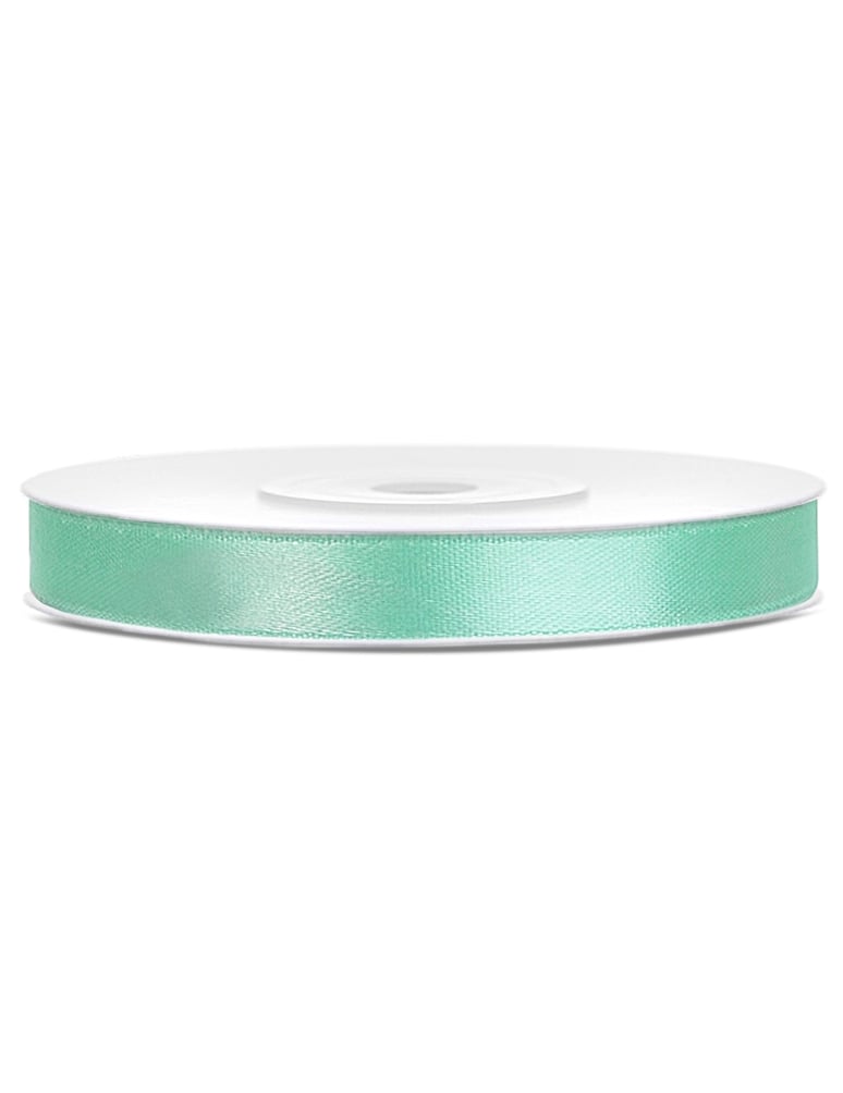 Ruban satin menthe pour décoration vert menthe