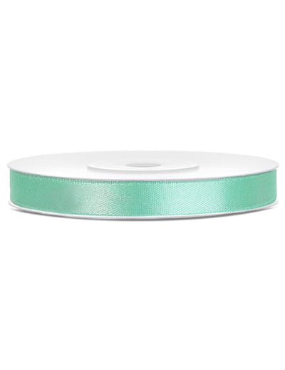Ruban satin menthe pour décoration vert menthe