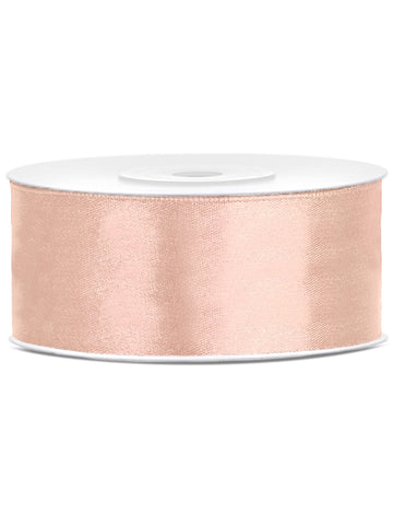 Barack szatén szalag 2,5 cm x 25 m esküvőre 