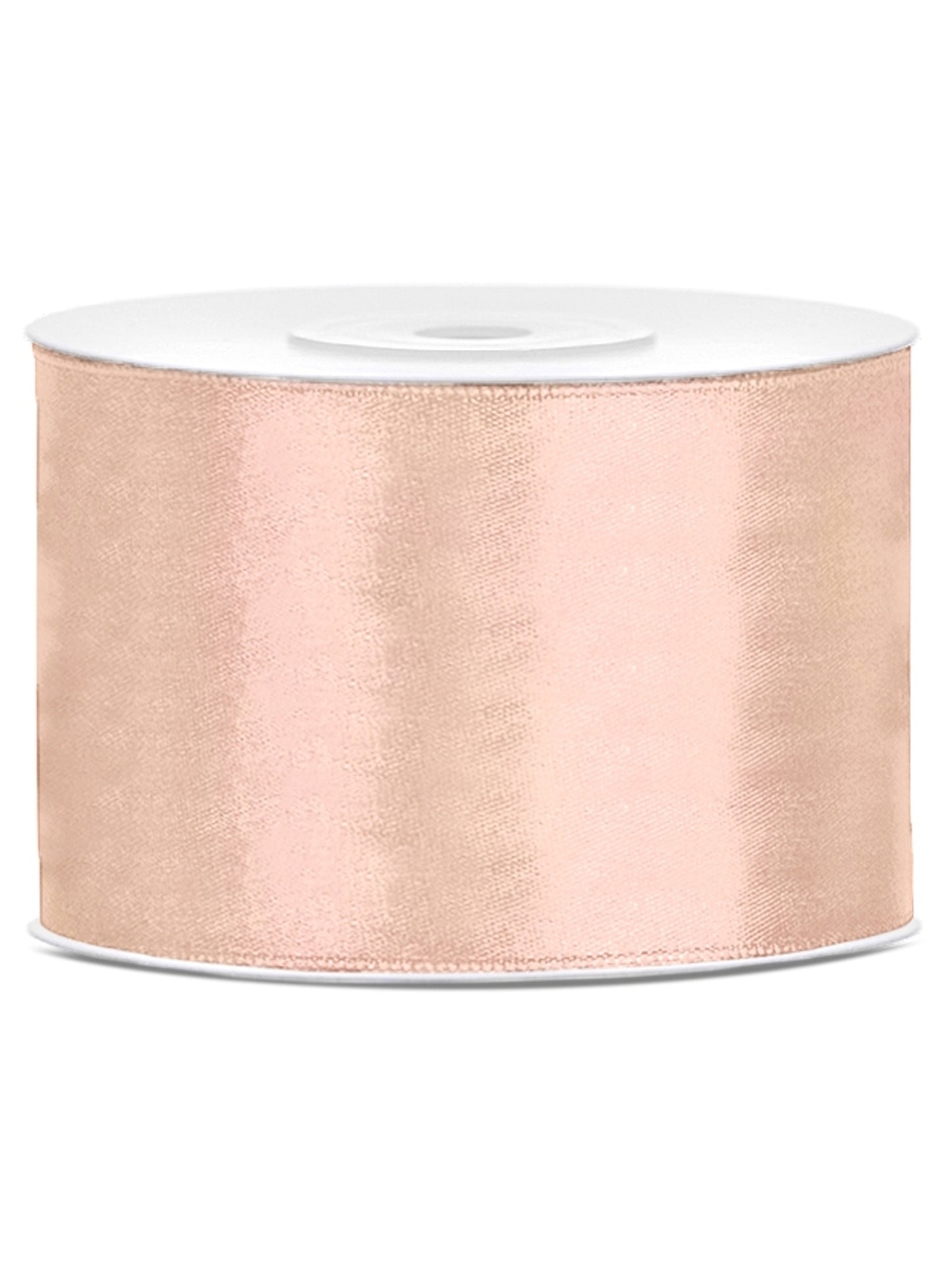 Ruban satin pour décoration couleur pêche