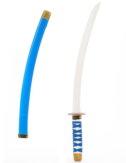 Sabre de Ninja pour enfant bleu en plastique