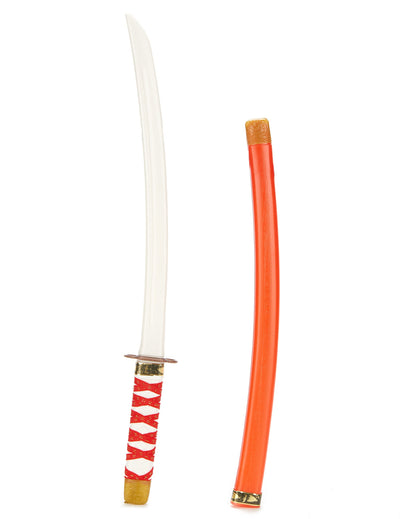 Sabre de Ninja pour enfant en plastique rouge