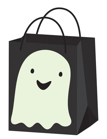 Foszforeszkáló 22 cm -es foszforeszkáló szellem gyertya