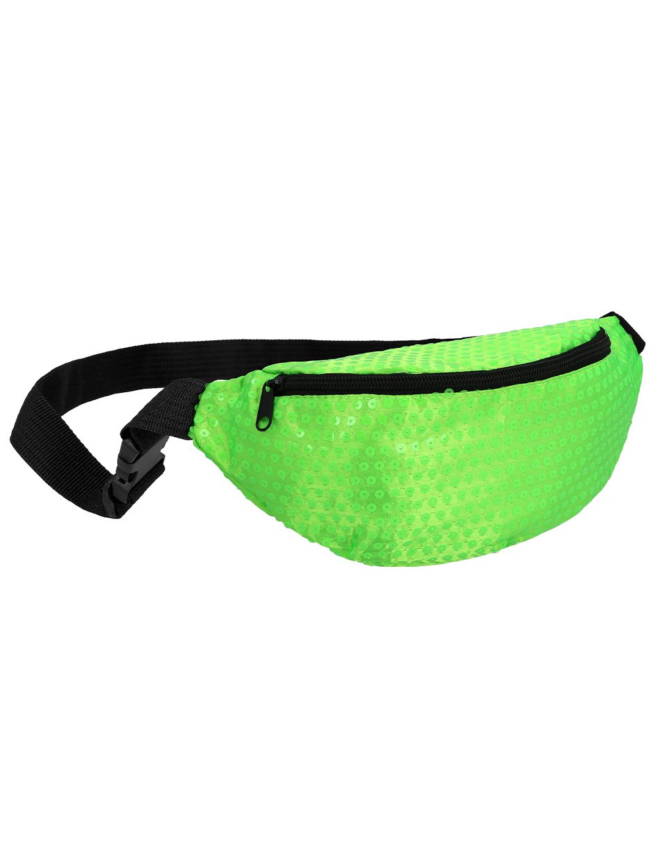 Fluo zöld banán táska
