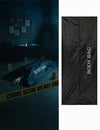 Sac mortuaire de scène de crime pour adulte noir avec inscription Body Bag