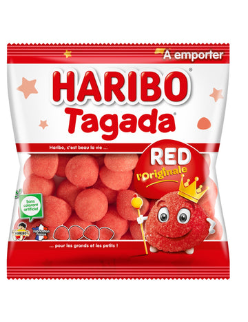 Zacskó Haribo Strawberry Tagada édességek - 120 GR