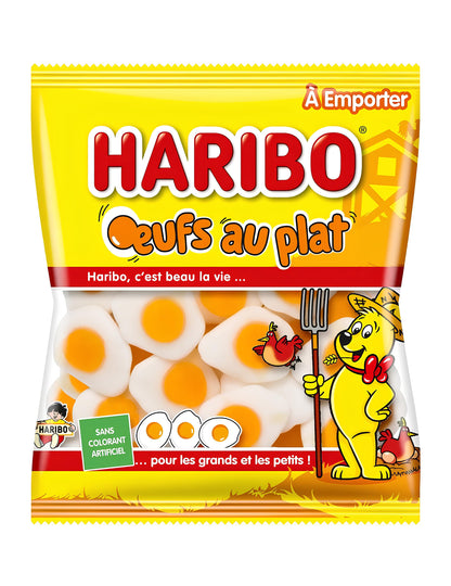 Candy Bandy Haribo tojások az edényen