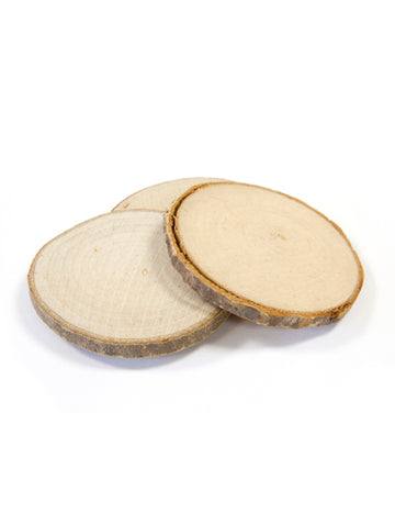 4 db fa ülőkártya korong 5.5 cm rusztikus dekoráció