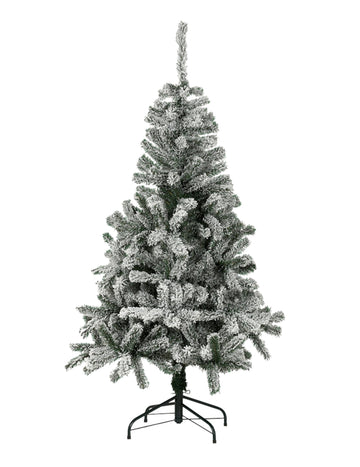 Luxus műfenyő havas hatással 210 cm realisztikus és stabil