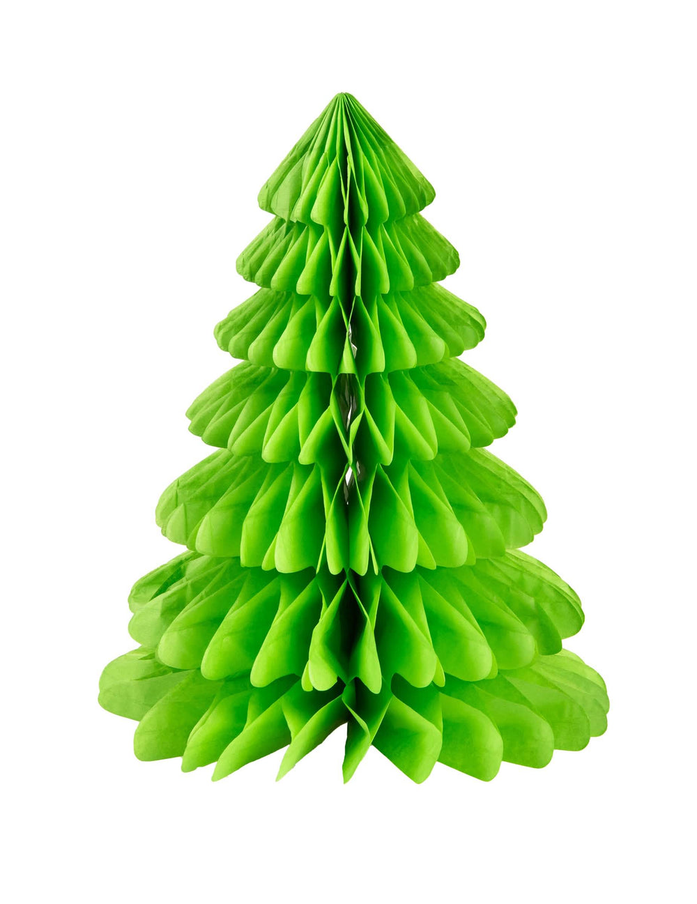 Karácsony papírfa díszítésre zöld méhsejtes