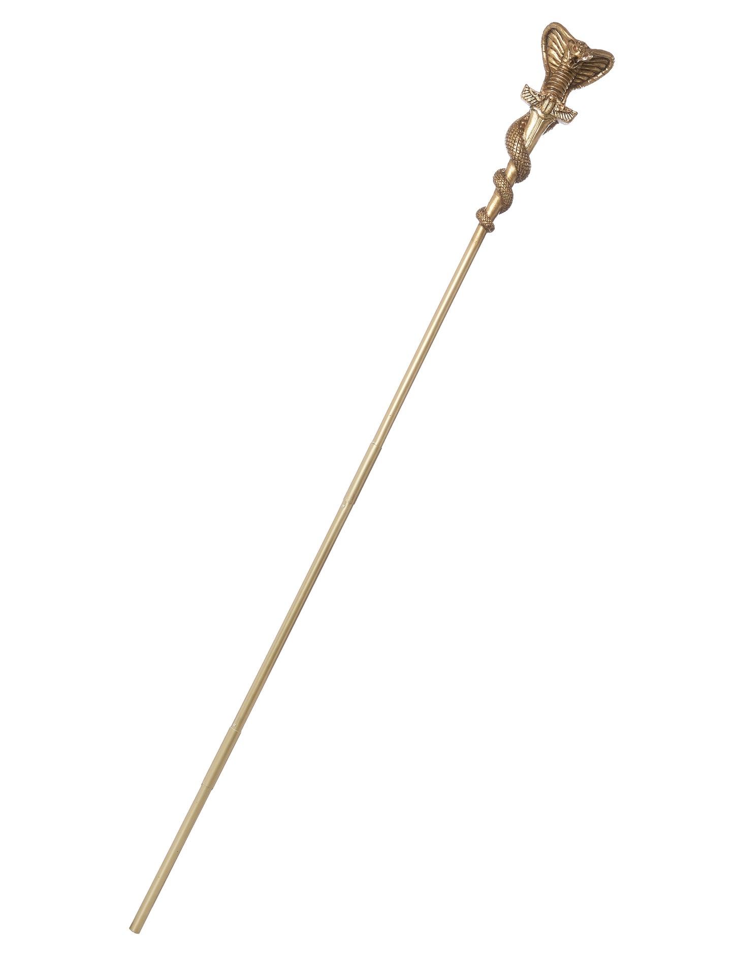 Sceptre égyptien cobra luxe pour adulte doré