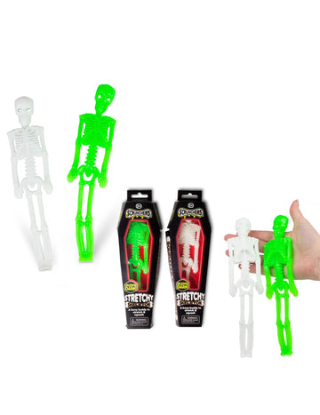 Sötétben világító, rugalmas Scrunchems csontvázjáték