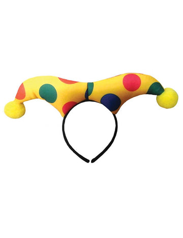 Serre-tête arlequin pour adulte multicolore à pois