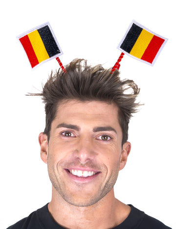 Belgium zászlós szurkolói fejpánt felnőtteknek 