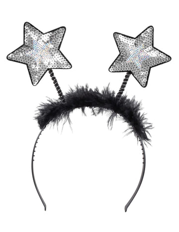 Felnőtt ezüst csillagok fejpánt