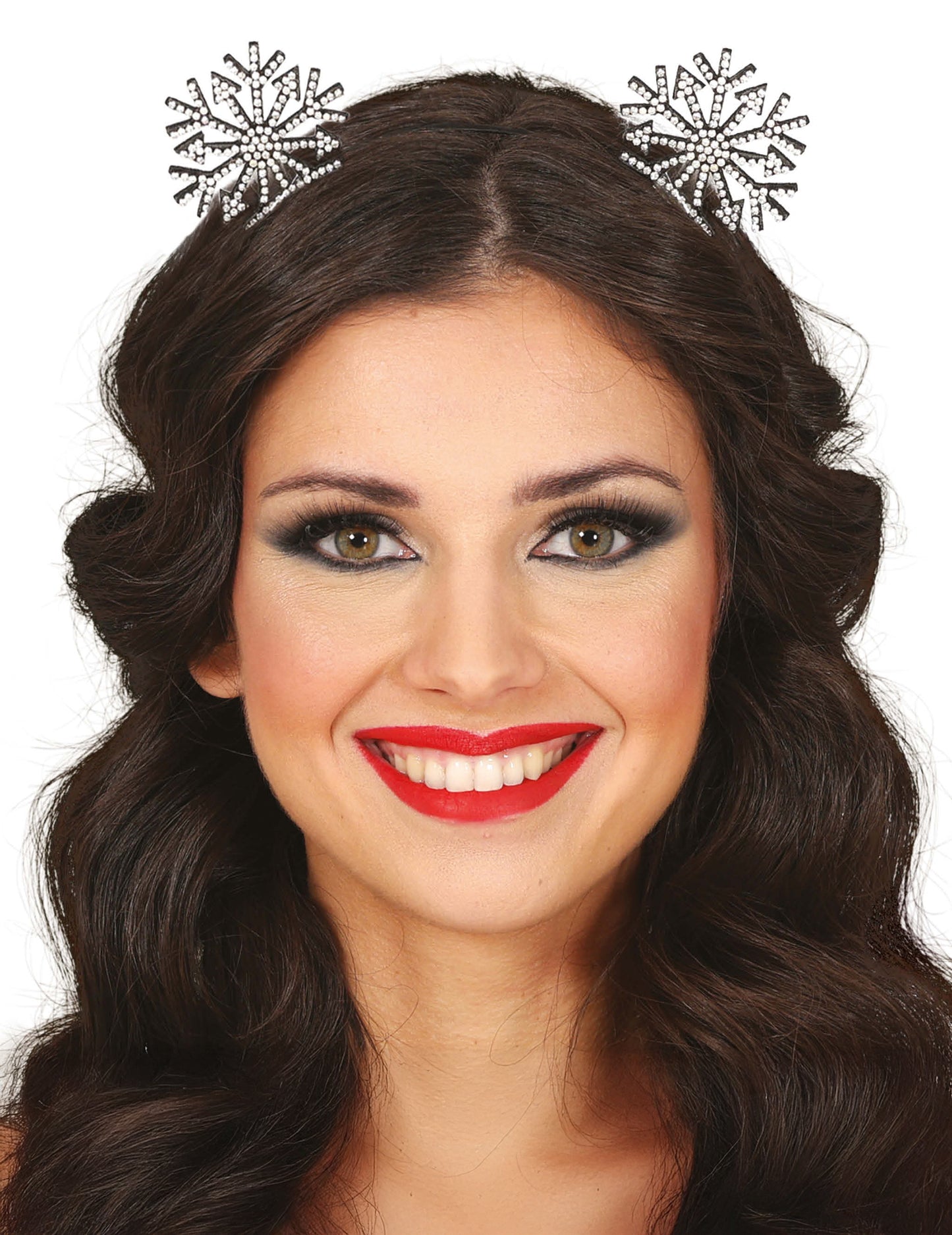 Felnőtt karácsonyi hópehely strassz fejpánt