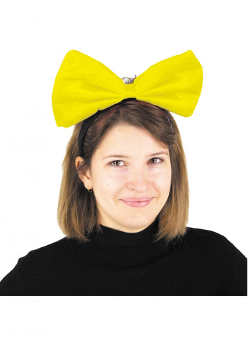 Nagy fejpánt fluo sárga felnőtt csomó