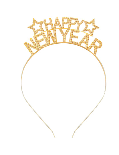 Boldog új évet strasszos fejpánt felnőtteknek