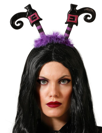 Felnőtt lila boszorkány lábak fejpánt