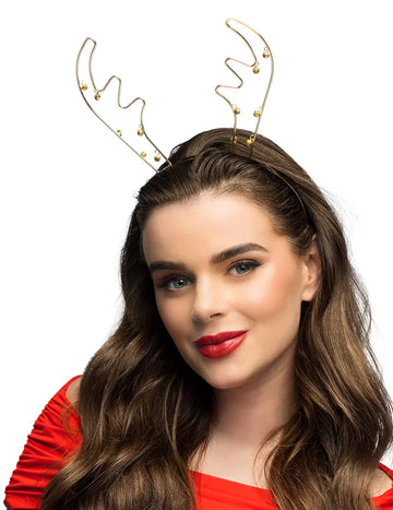 Rénszarvas metal fejpánt harangokkal felnőtteknek