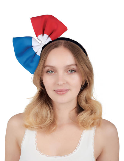 Francia trikolór masnis fejpánt felnőtteknek 