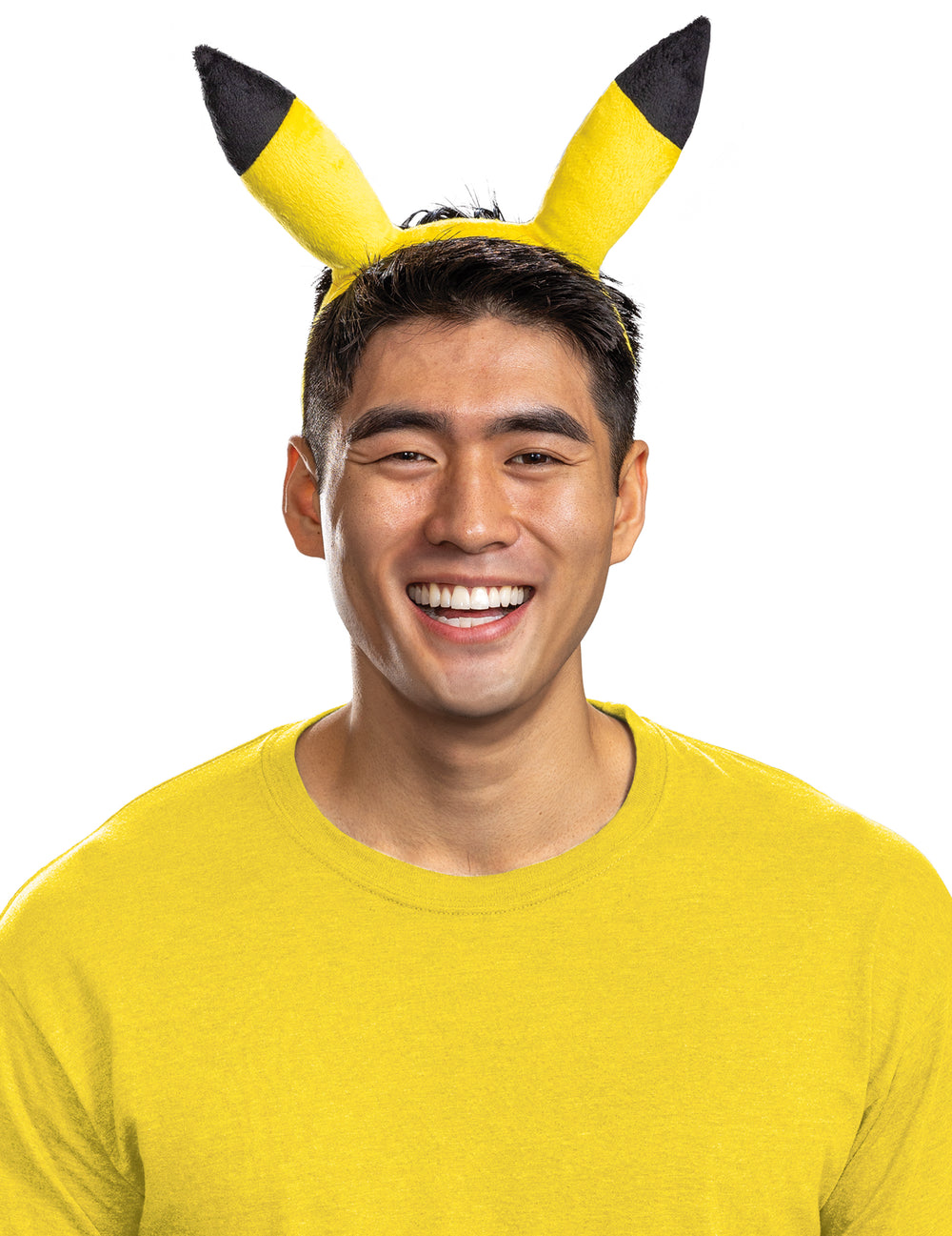Vue de face du serre tête Pikachu pokémon