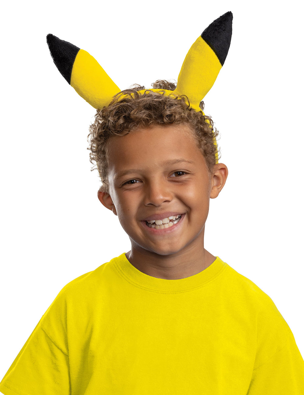 Serre tête Pikachu pokémon pour enfant jaune et noir