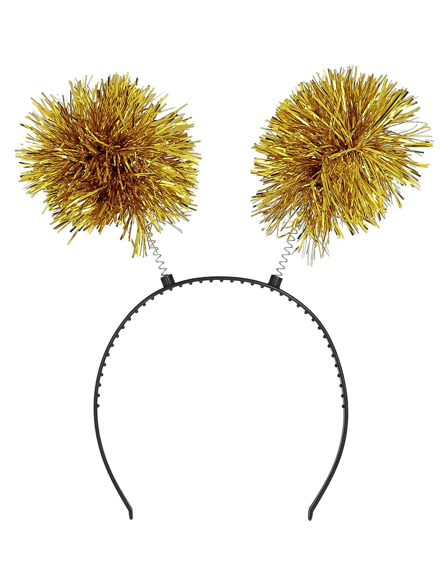 Felnőtt arany pompon fejpánt