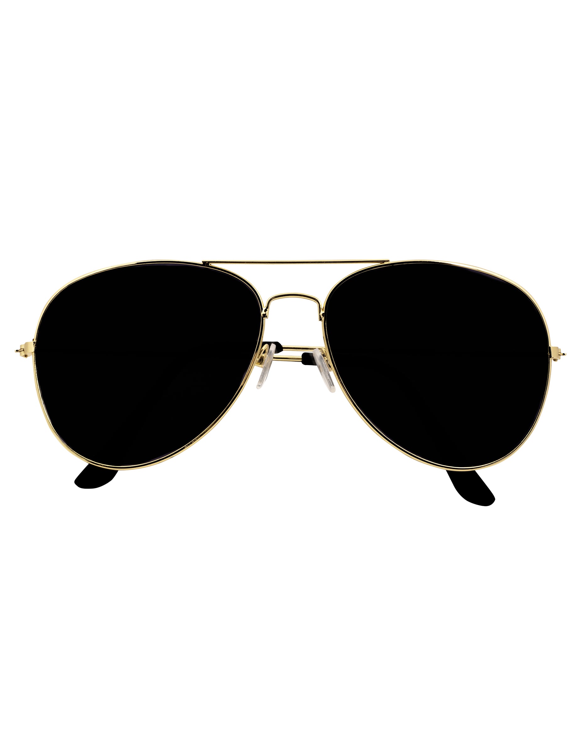 Lunettes de soleil type aviateur du set accessoires capitaine pour adulte