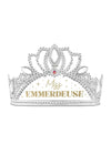 Détail du diadème du set accessoires miss emmerdeuse écharpe et diadème