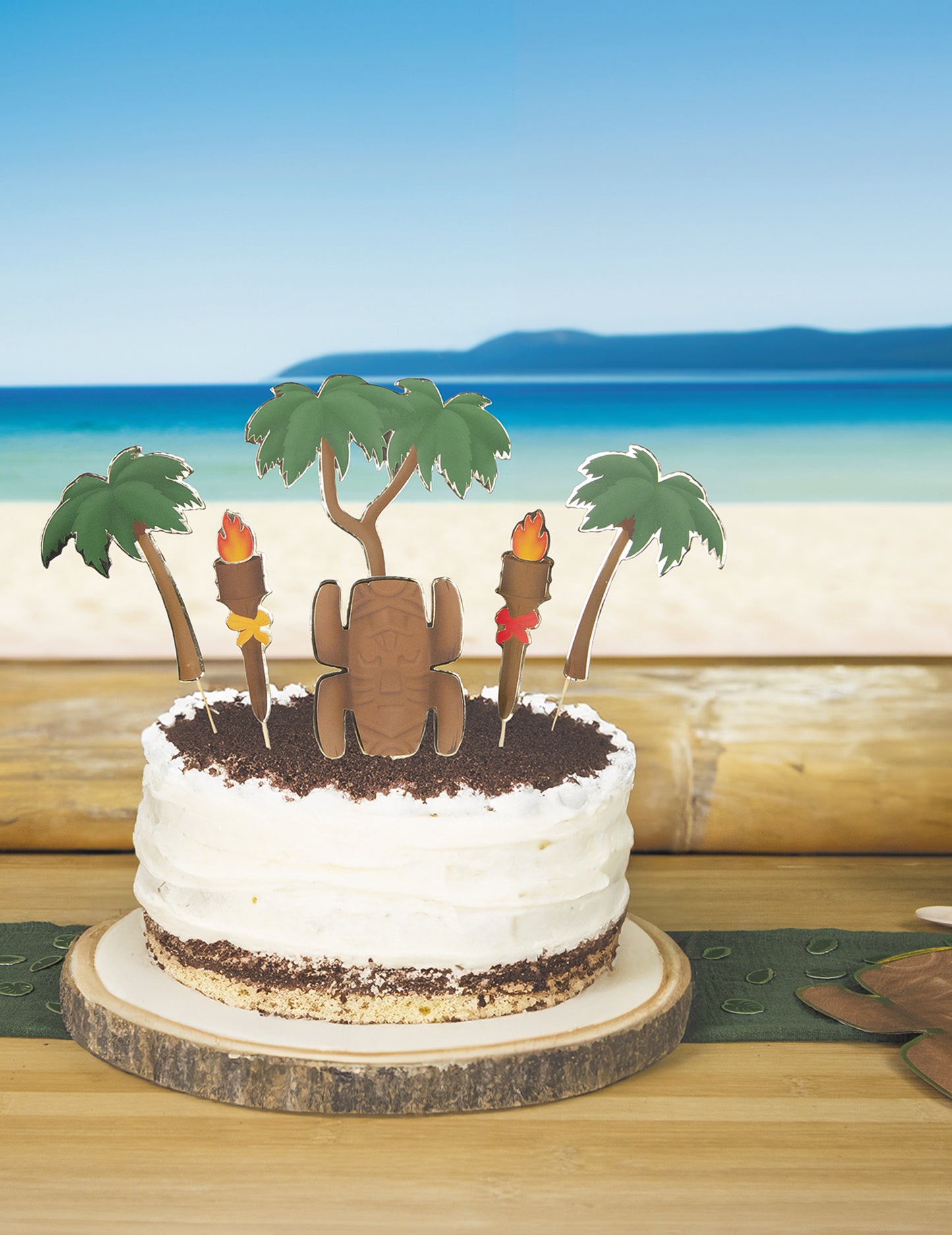 6 dekoráció készlete kalandos süteményekhez