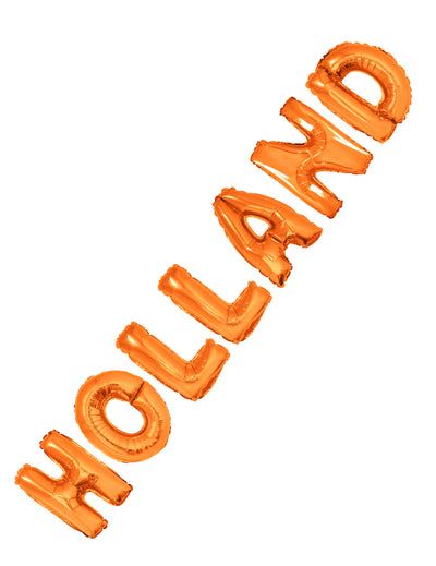 Set de ballons Hollande pour fête orange