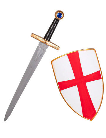 Műanyag gyermek lovagi készlet