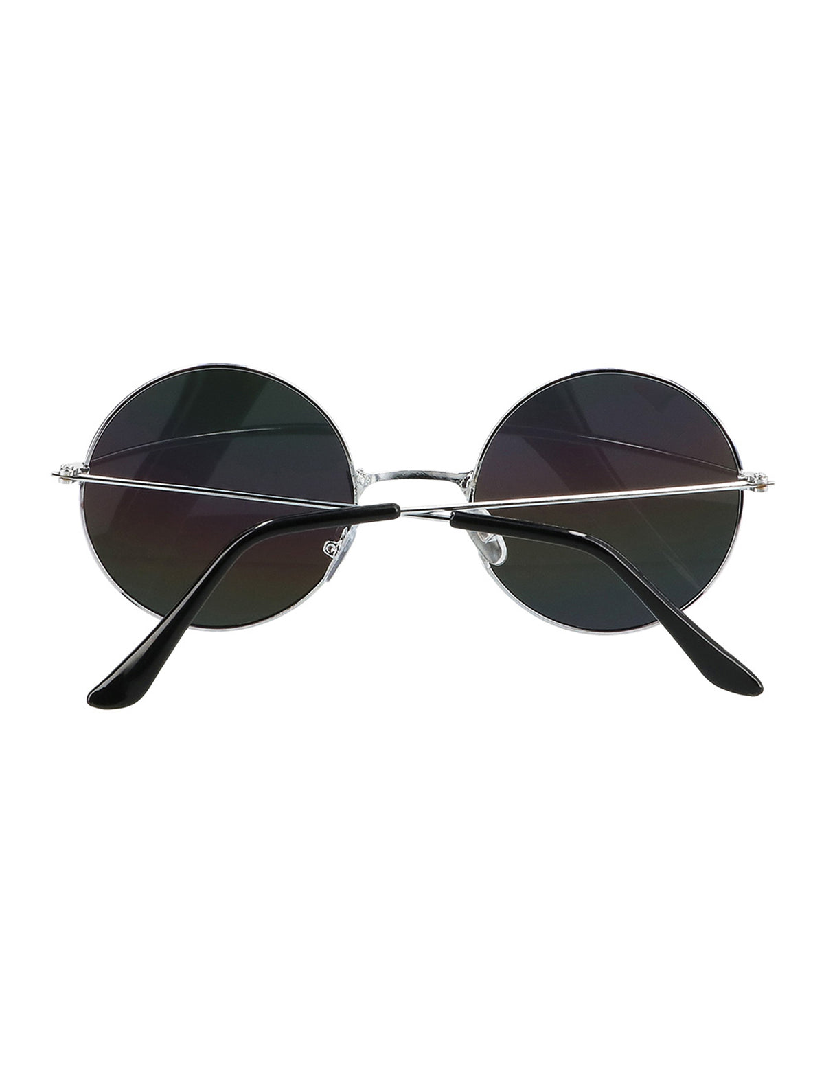 Lunettes hippie pour adulte argenté