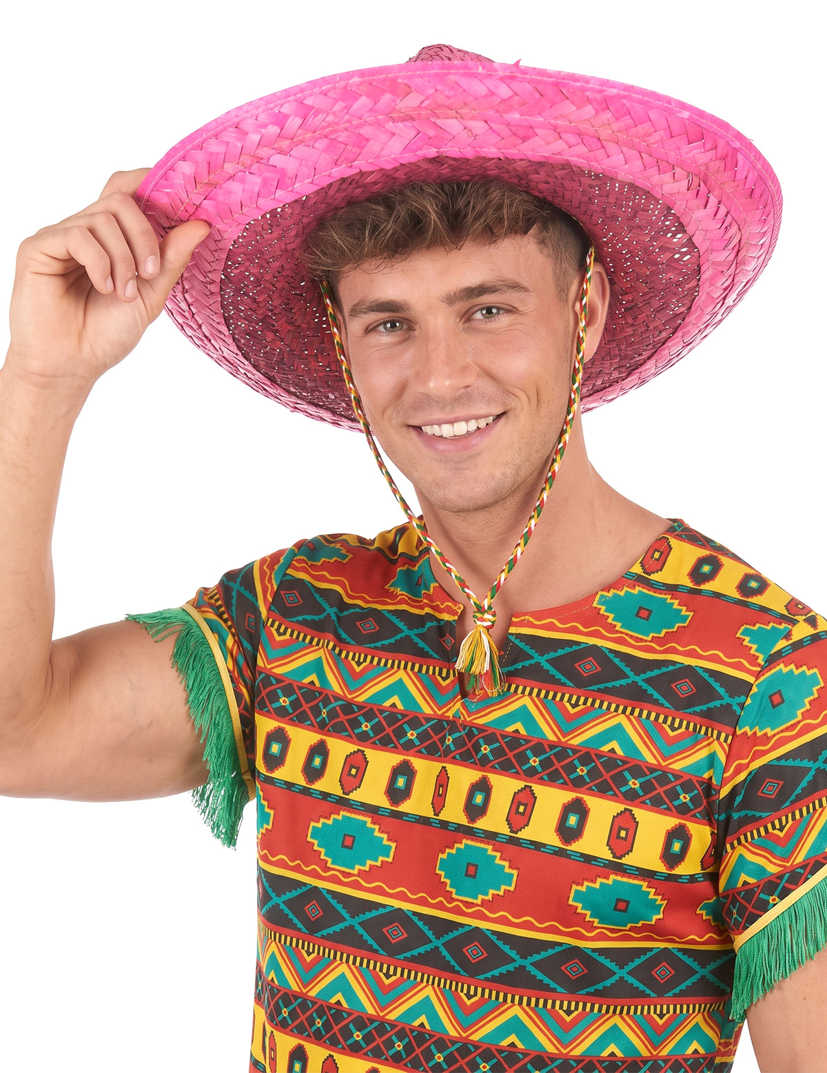 Felnőtt rózsaszín mexikói sombrero