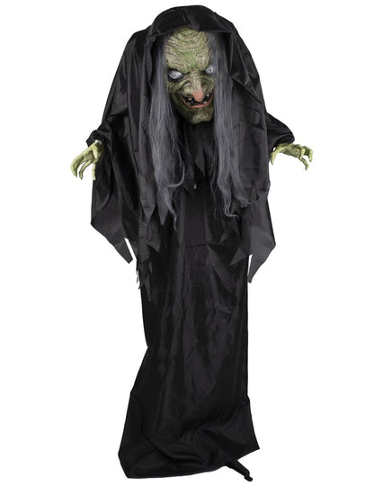 Hunchbacked Witch - Animált, hang, fényes 160 cm