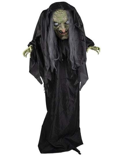 Hunchbacked Witch - Animált, hang, fényes 160 cm