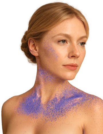 Kék csillogó test spray 75 ml