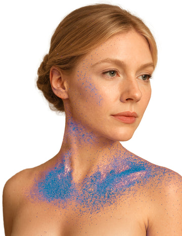 Kék csillogó test spray 75 ml